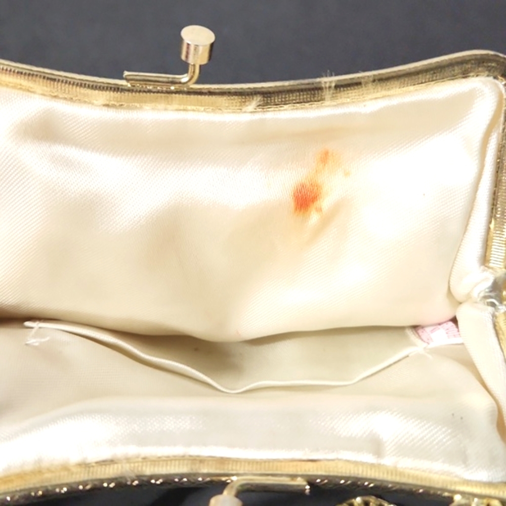 Vintage Beaded Iridescent Sequined Evening Bag - Picture 8 of 13